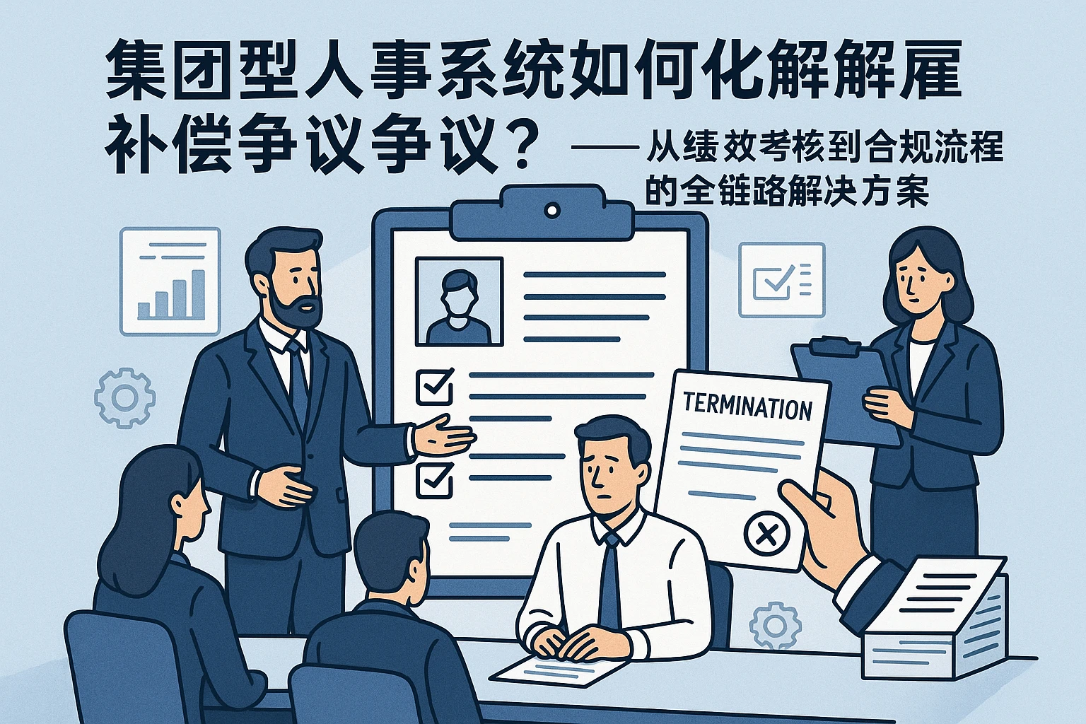 集团型人事系统如何化解解雇补偿争议？——从绩效考核到合规流程的全链路解决方案
