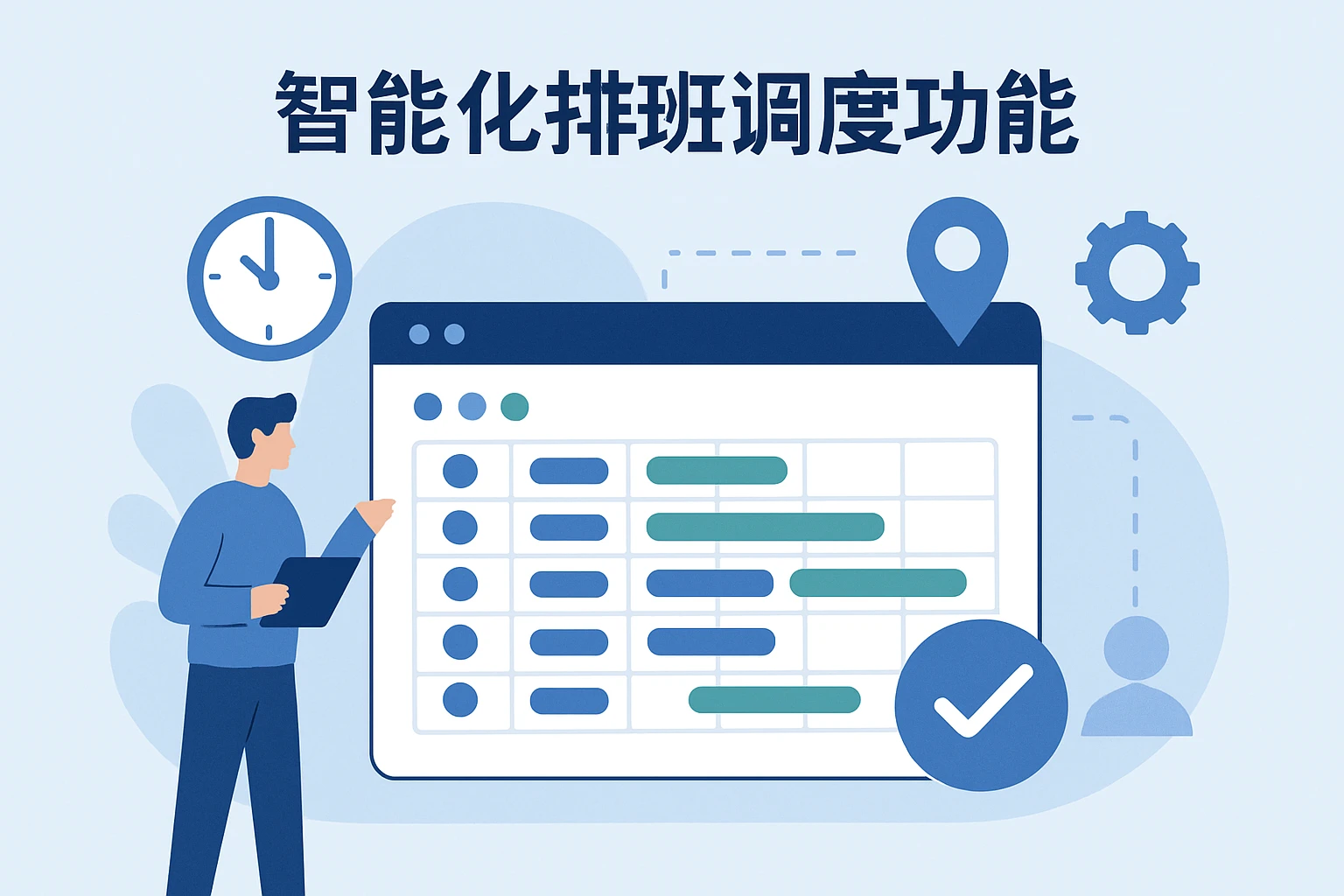 智能化排班调度功能