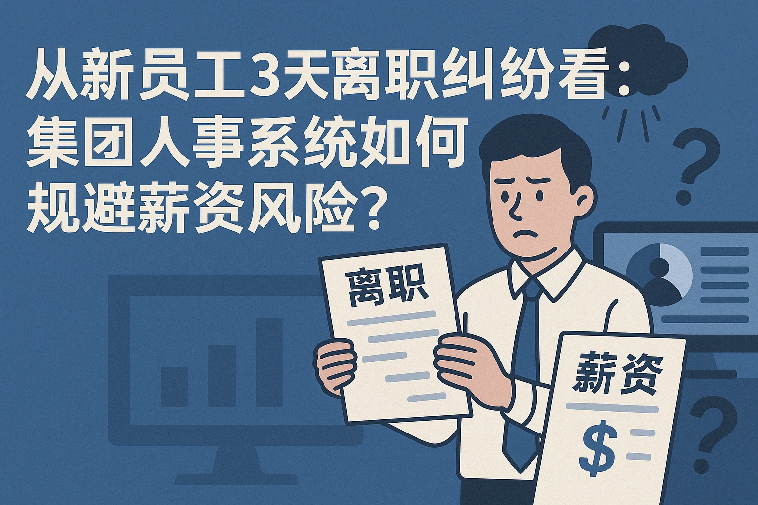 从新员工3天离职纠纷看:集团人事系统如何规避薪资风险?