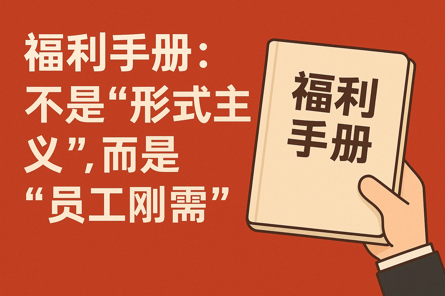 2. 福利手册：不是“形式主义”，而是“员工刚需”