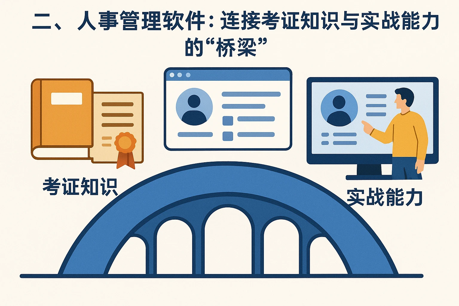 二、人事管理软件：连接考证知识与实战能力的“桥梁”