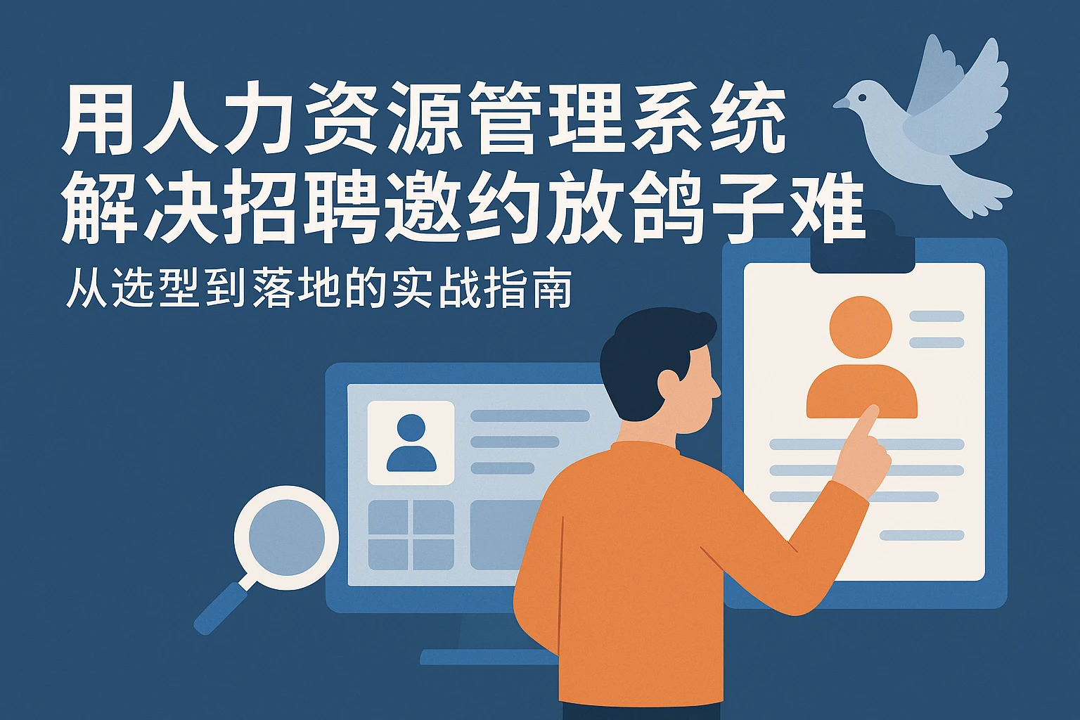 用人力资源管理系统解决招聘邀约放鸽子难题：从选型到落地的实战指南