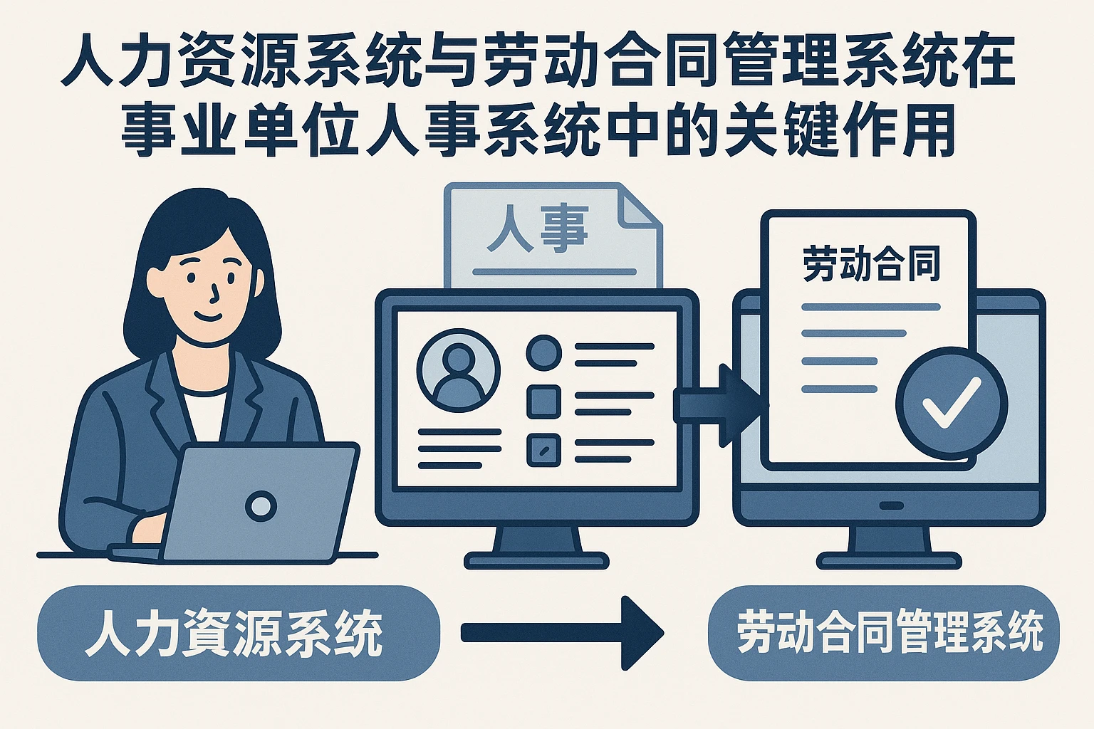 人力资源系统与劳动合同管理系统在事业单位人事系统中的关键作用