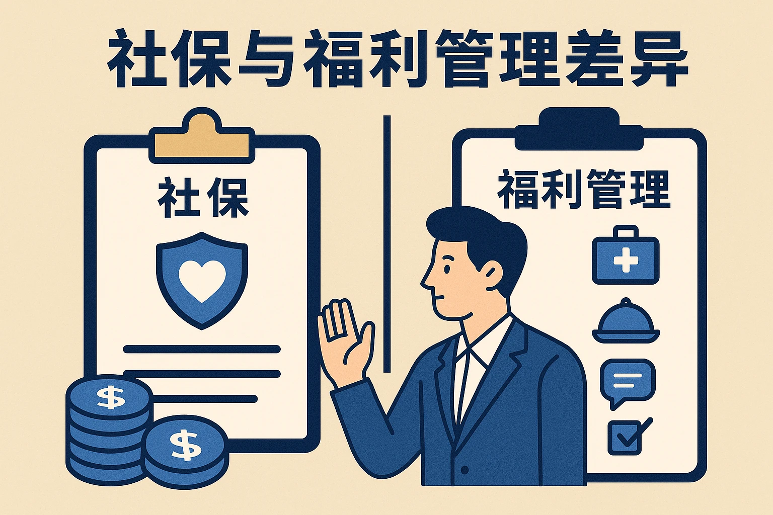社保与福利管理差异