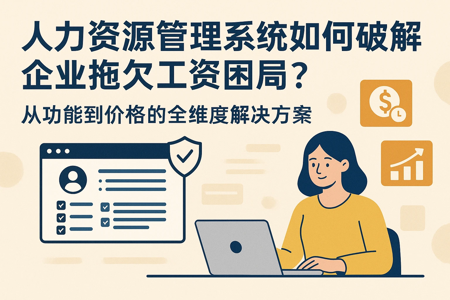 人力资源管理系统如何破解企业拖欠工资困局？从功能到价格的全维度解决方案