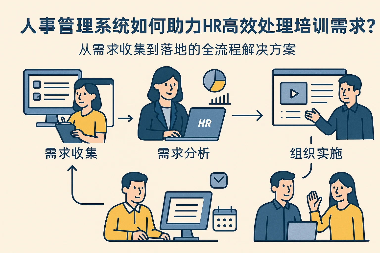 人事管理系统如何助力HR高效处理培训需求？从需求收集到落地的全流程解决方案