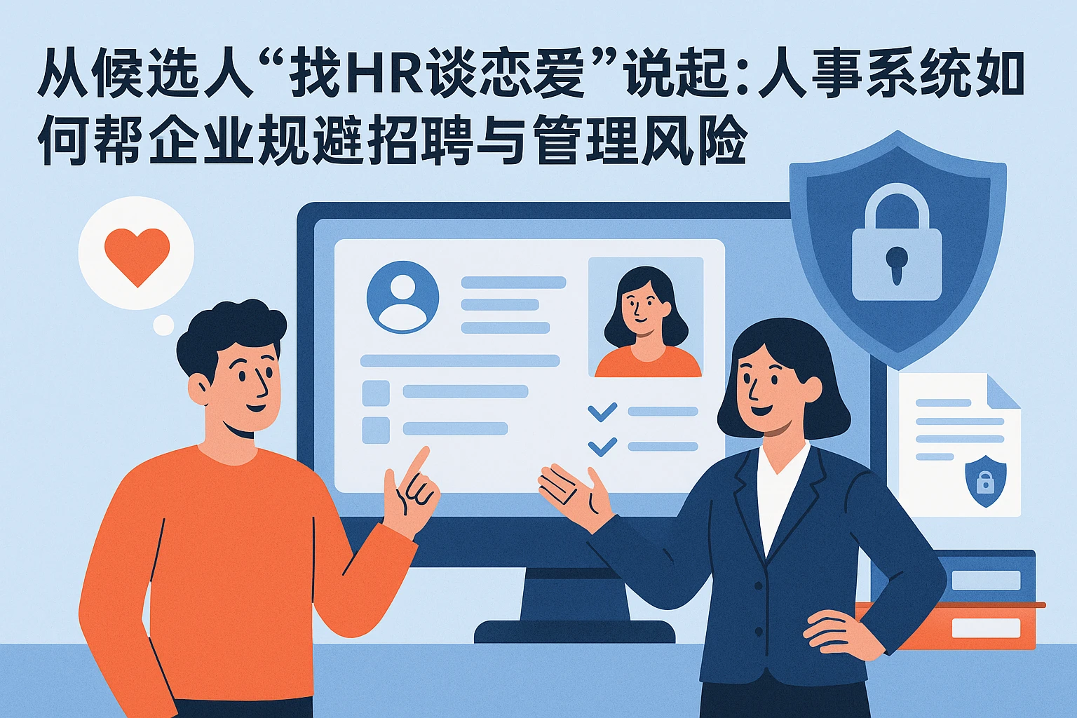 从候选人“找HR谈恋爱”说起:人事系统如何帮企业规避招聘与管理风险