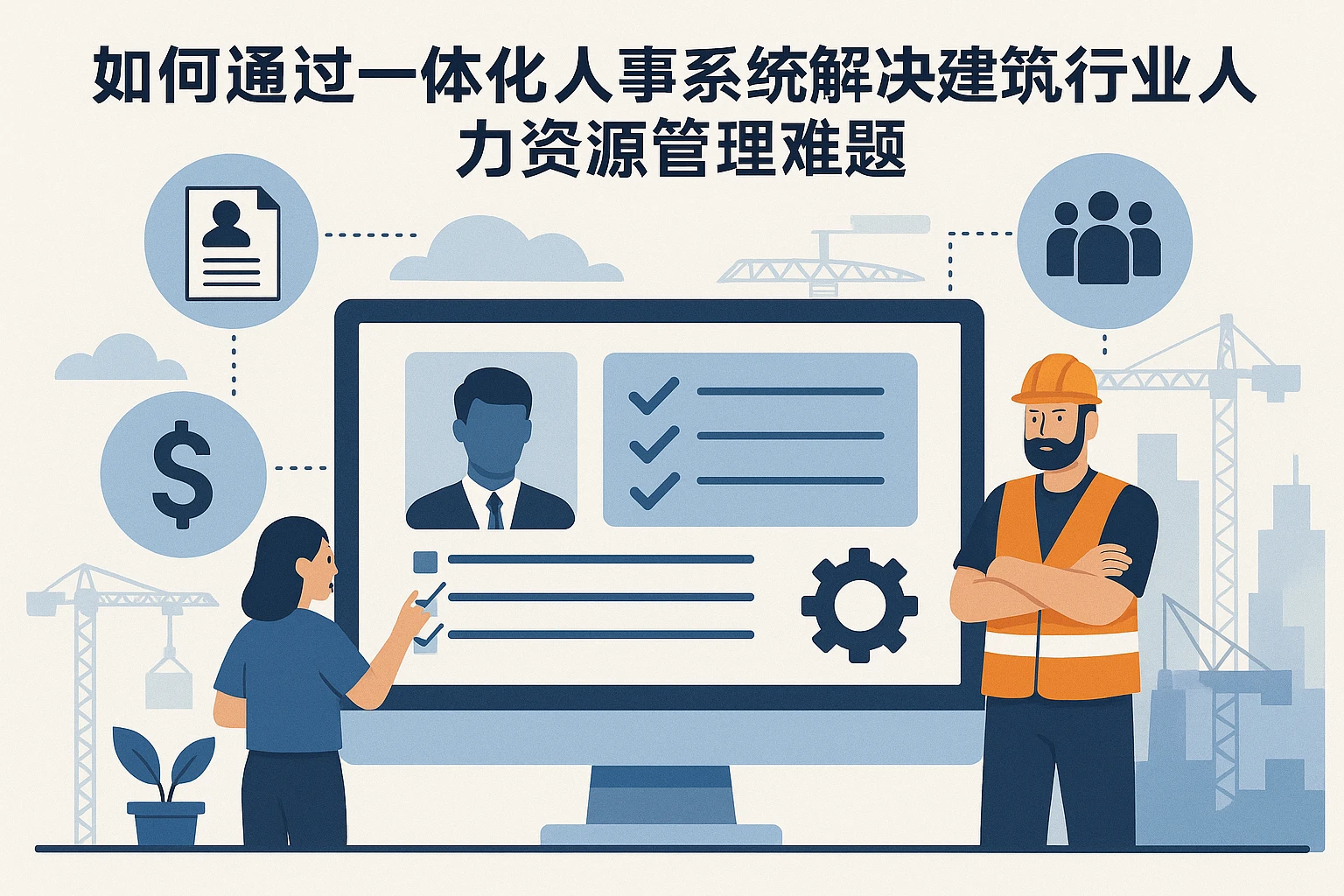 如何通过一体化人事系统解决建筑行业人力资源管理难题