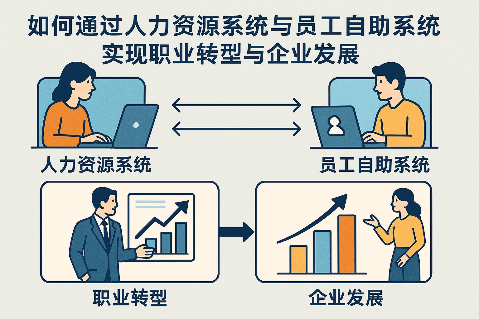 如何通过人力资源系统与员工自助系统实现职业转型与企业发展