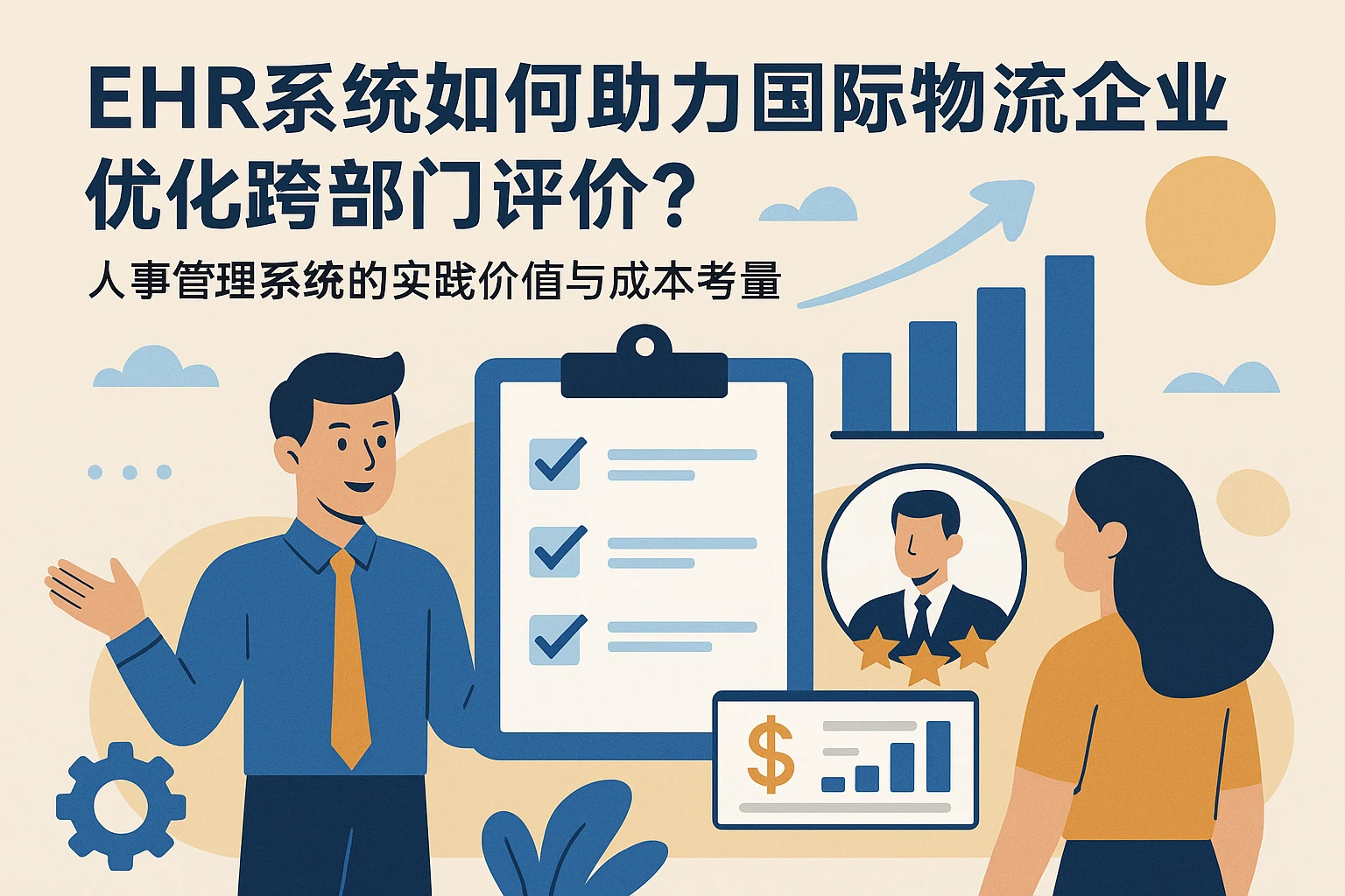 ehr系统如何助力国际物流企业优化跨部门评价?人事管理系统的实践价值与成本考量