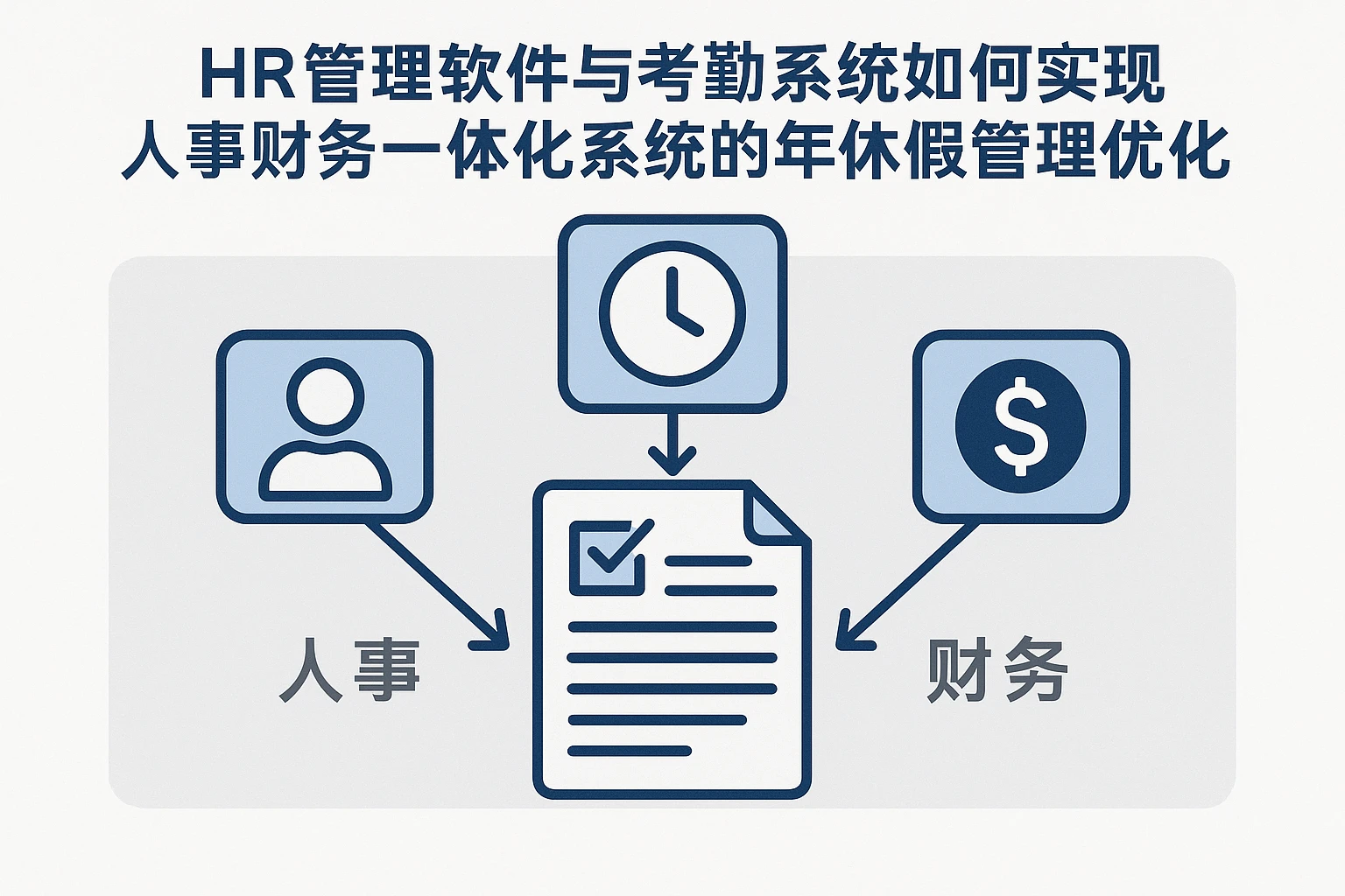 HR管理软件与考勤系统如何实现人事财务一体化系统的年休假管理优化