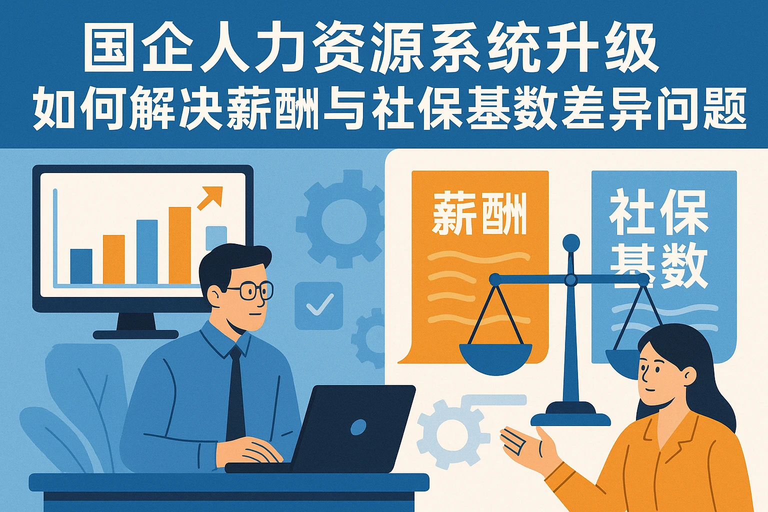 国企人力资源系统升级如何解决薪酬与社保基数差异问题