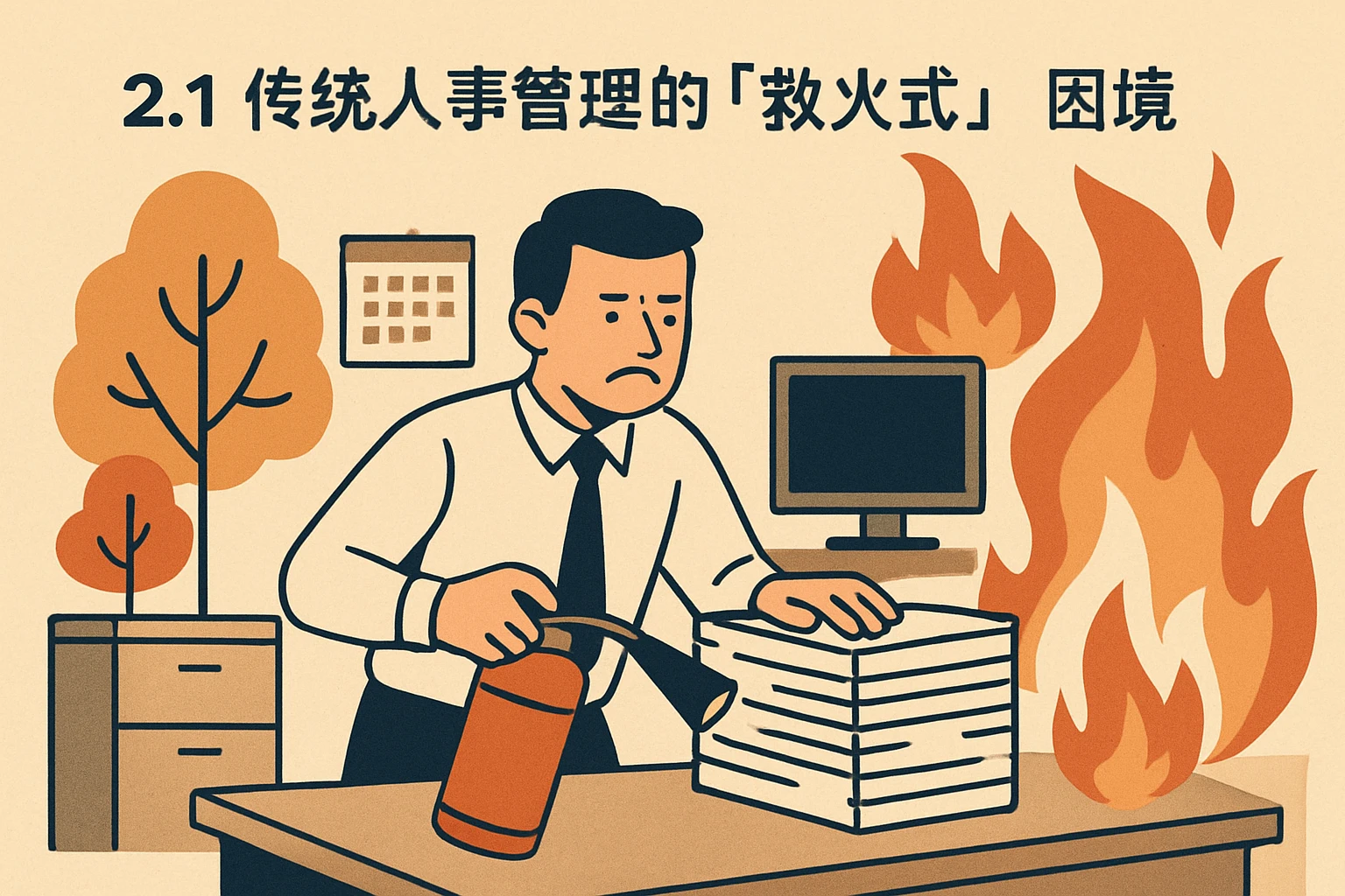2.1 传统人事管理的“救火式”困境