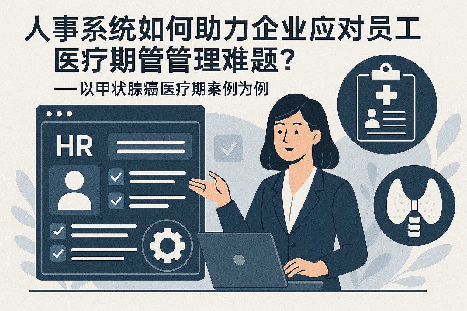 人事系统如何助力企业应对员工医疗期管理难题？——以甲状腺癌医疗期案例为例