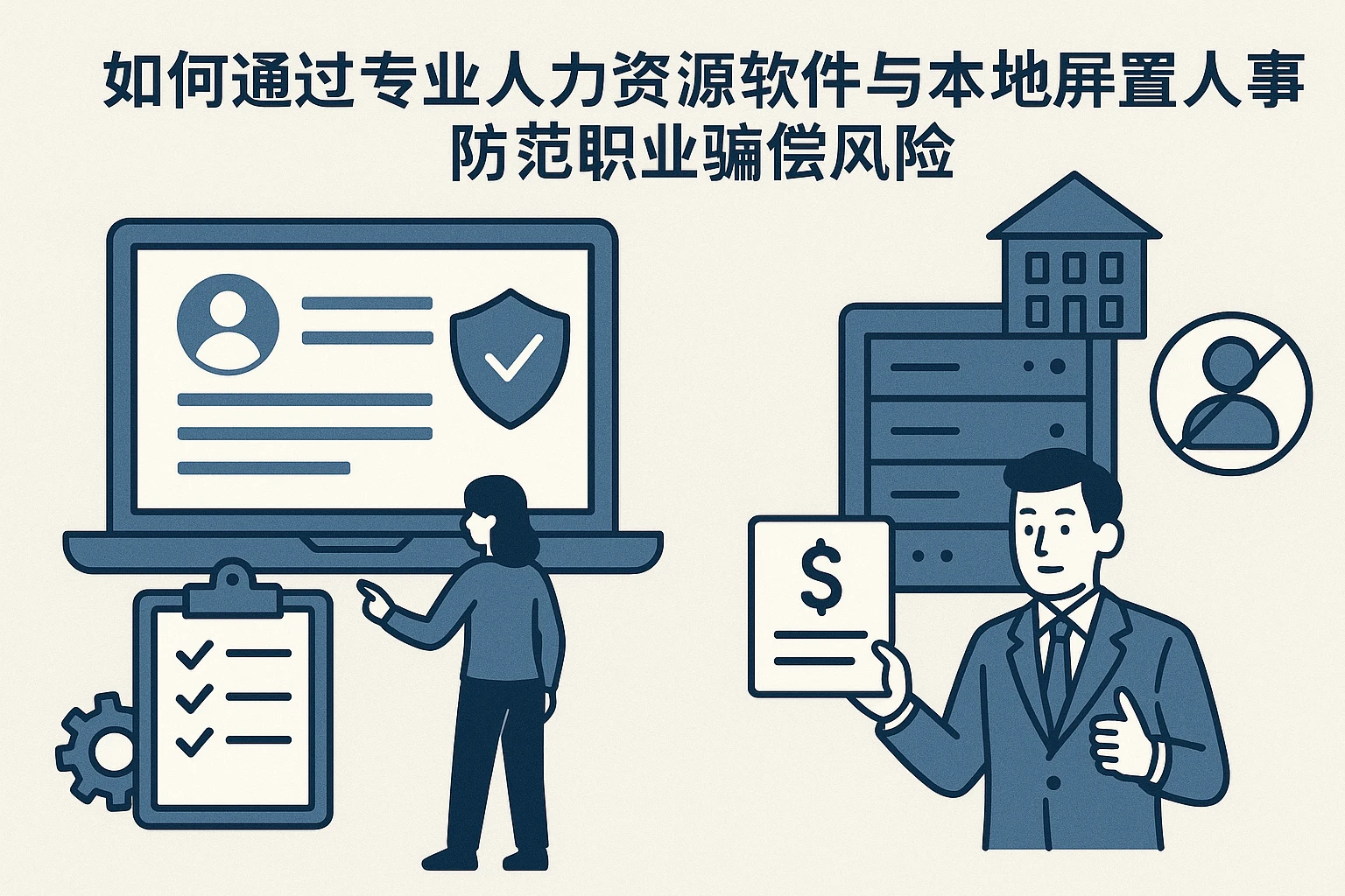 如何通过专业人力资源软件与本地部署人事系统防范职业骗薪风险