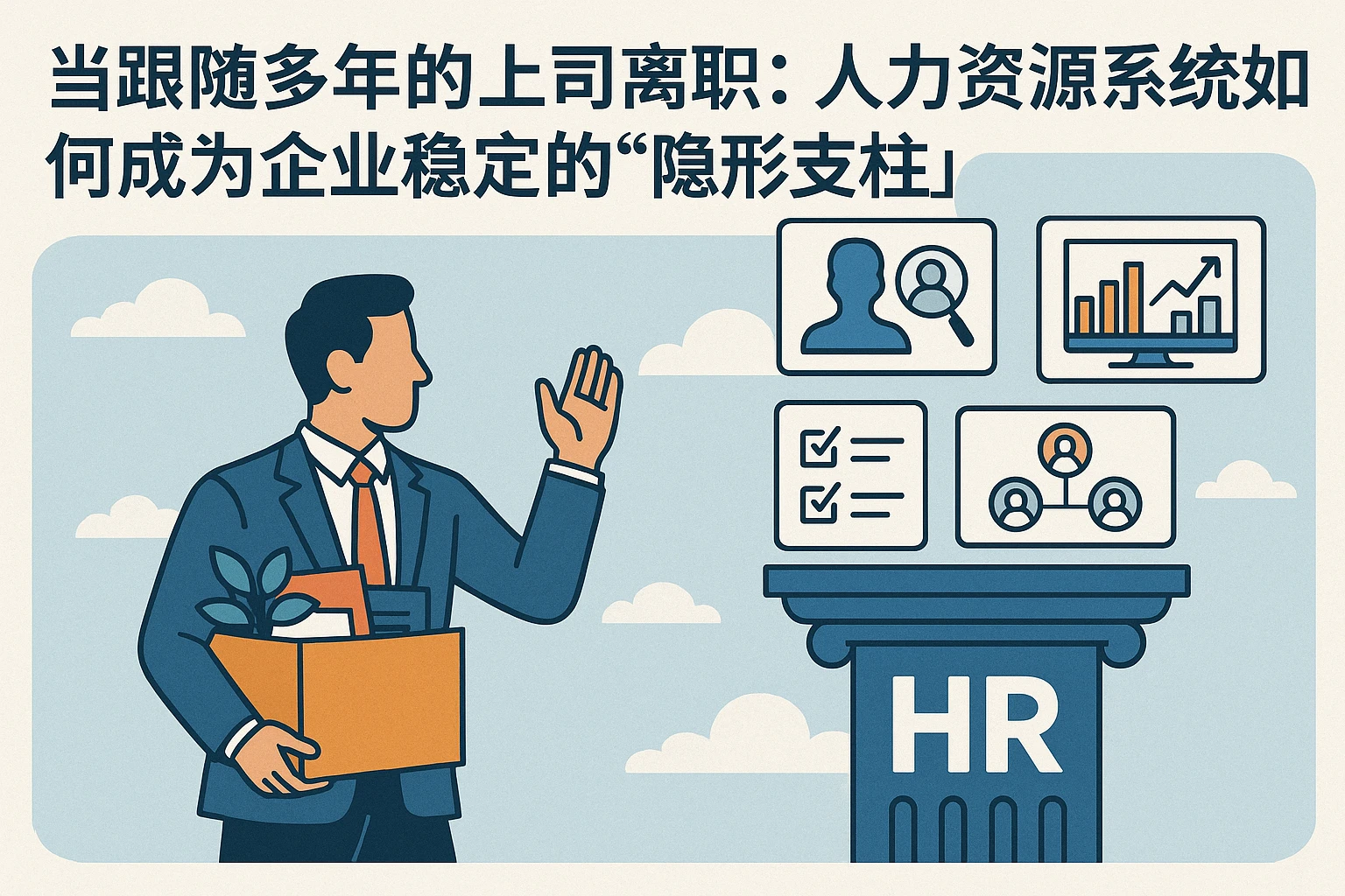 当跟随多年的上司离职：人力资源系统如何成为企业稳定的“隐形支柱”