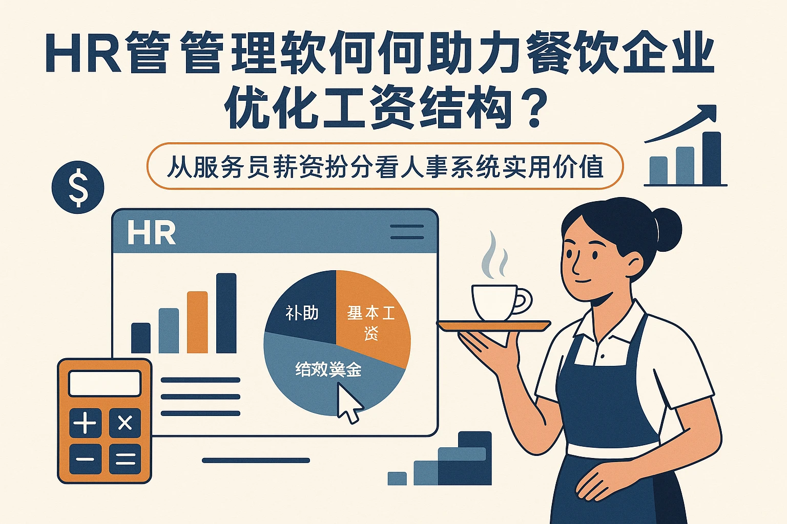 HR管理软件如何助力餐饮企业优化工资结构？——从服务员薪资拆分看人事系统的实用价值