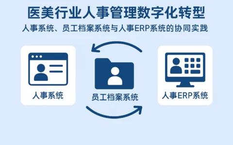 医美行业人事管理数字化转型：人事系统、员工档案系统与人事ERP系统的协同实践