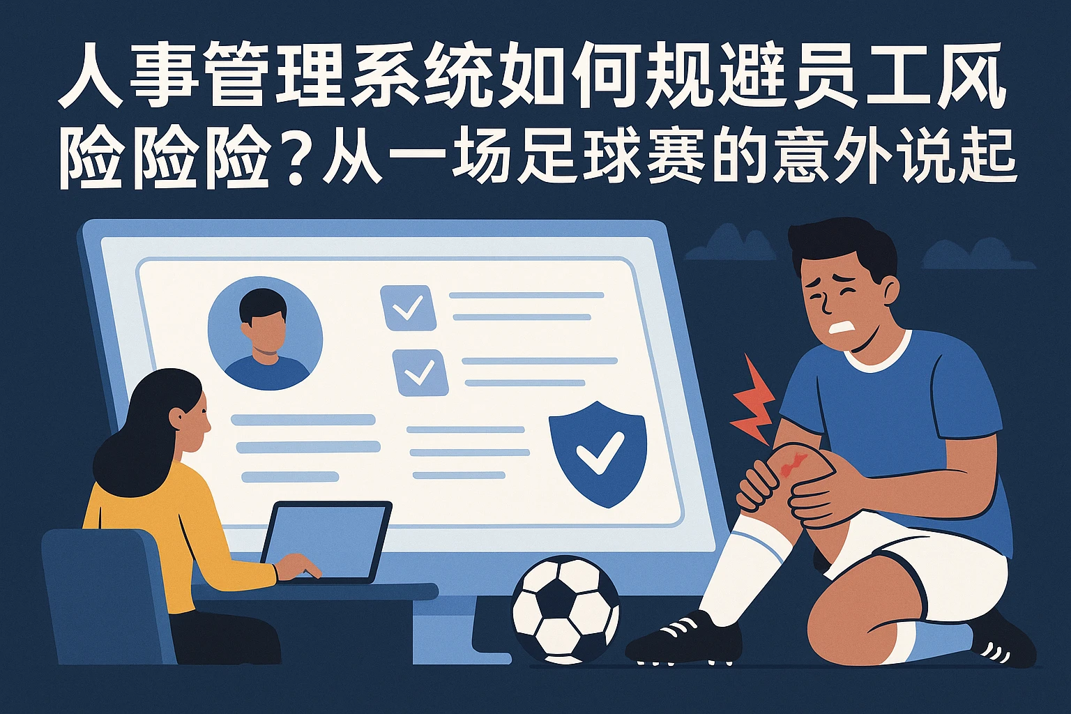 人事管理系统如何规避员工活动风险？从一场足球赛的意外说起