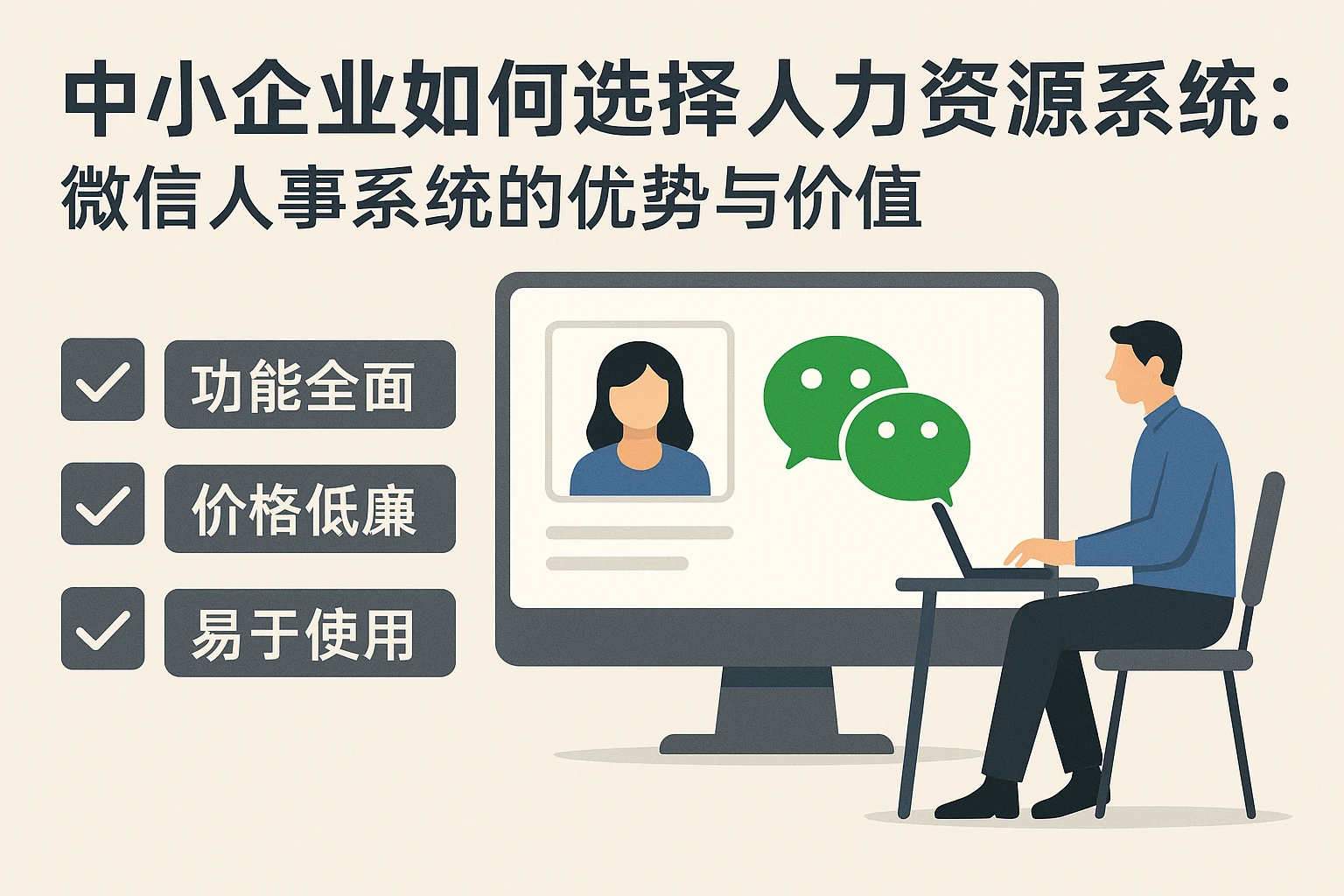 中小企业如何选择人力资源系统：微信人事系统的优势与价值