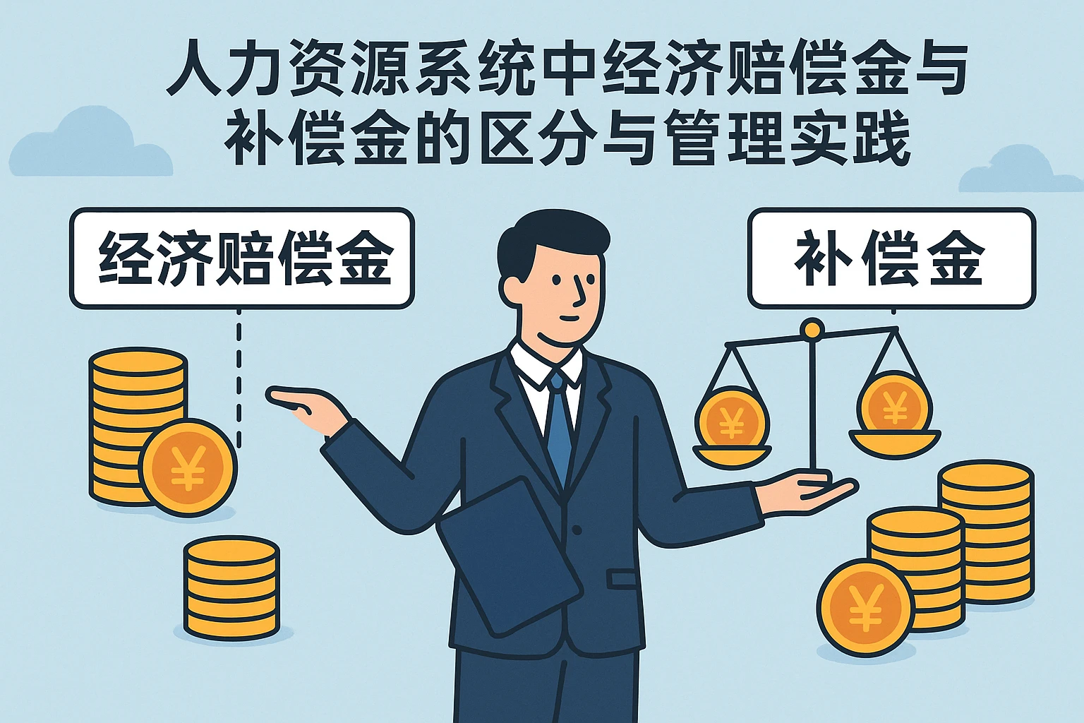 人力资源系统中经济赔偿金与补偿金的区分与管理实践