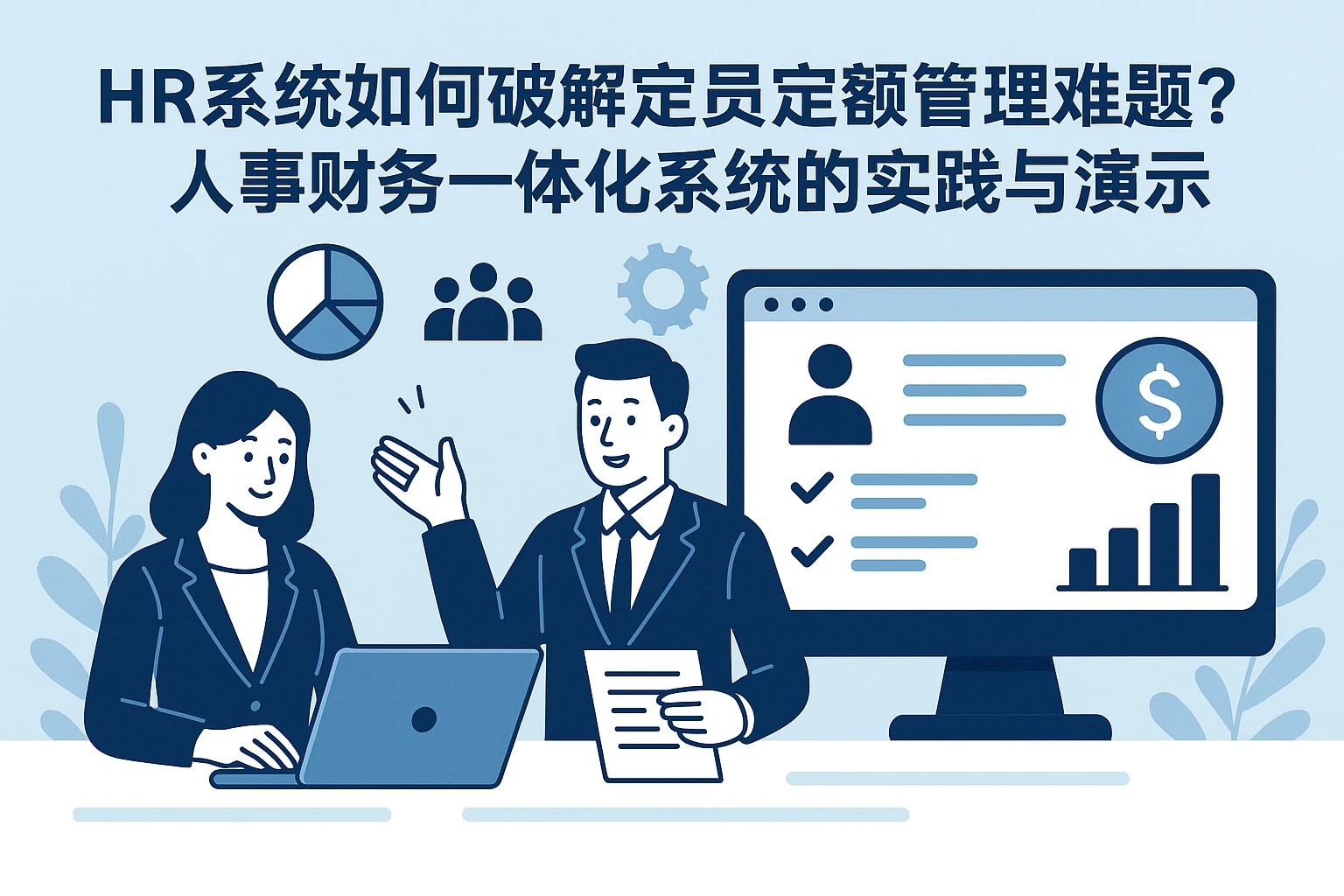 HR系统如何破解定员定额管理难题?人事财务一体化系统的实践与演示