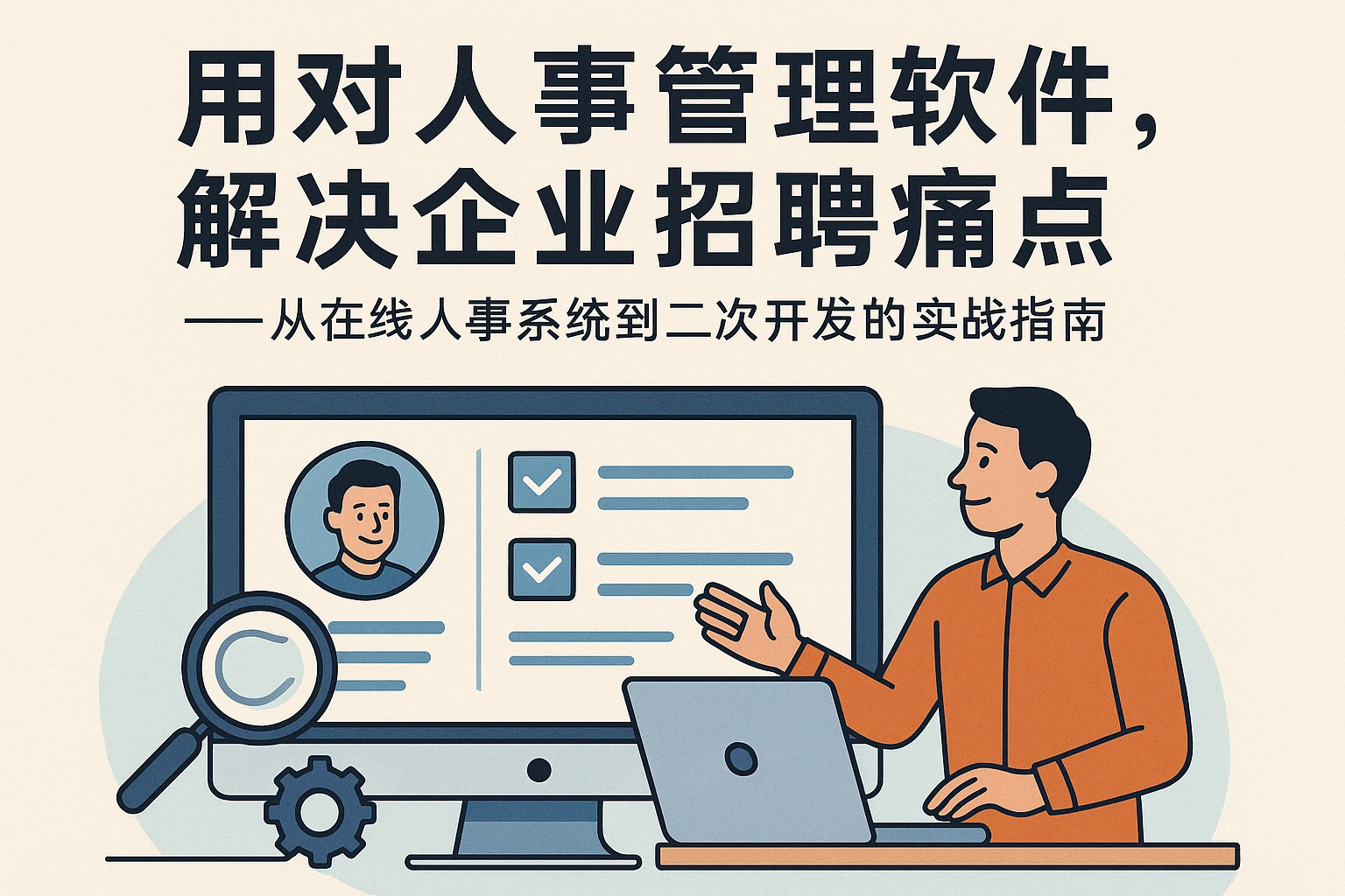 用对人事管理软件，解决企业招聘痛点——从在线人事系统到二次开发的实战指南
