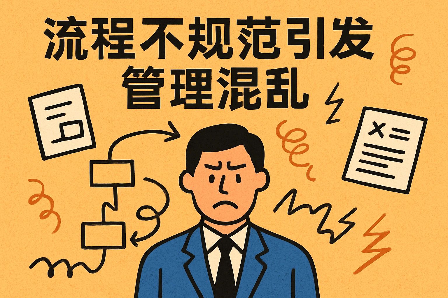 流程不规范引发管理混乱