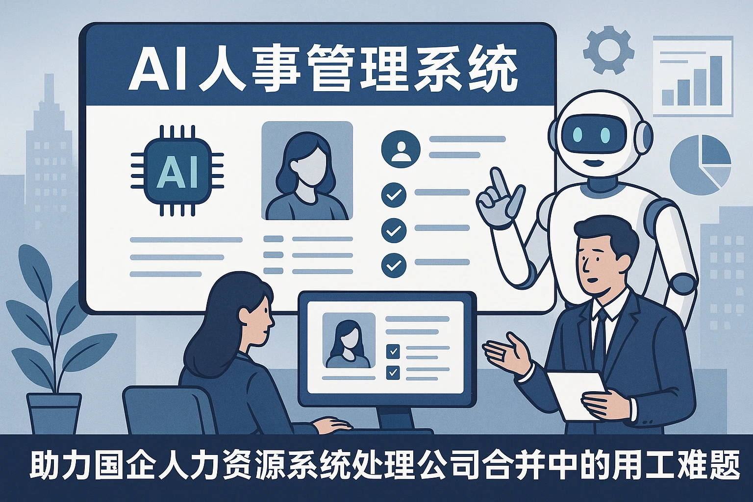 AI人事管理系统助力国企人力资源系统处理公司合并中的用工难题