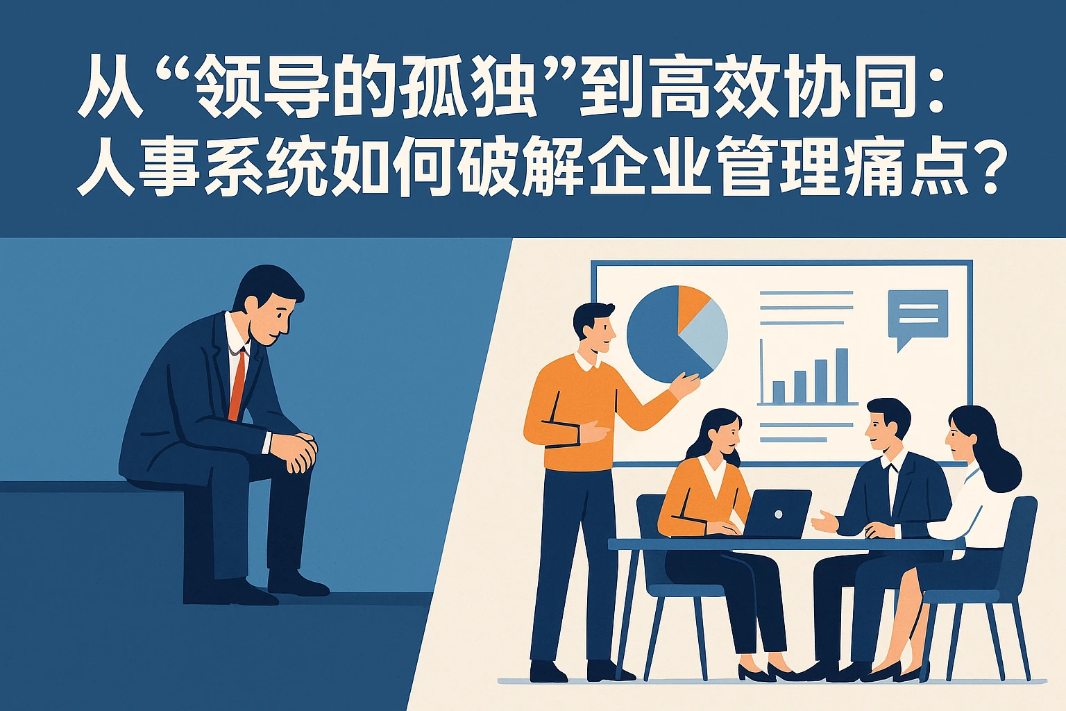 从“领导的孤独”到高效协同:人事系统如何破解企业管理痛点?