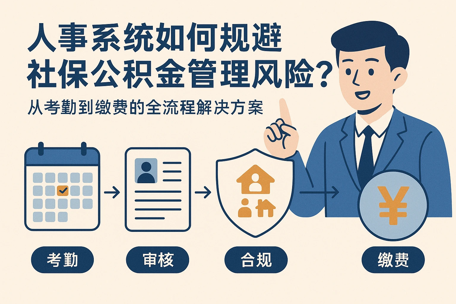 人事系统如何规避社保公积金管理风险?从考勤到缴费的全流程解决方案
