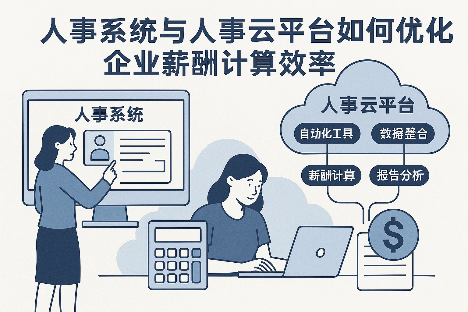 人事系统与人事云平台如何优化企业薪酬计算效率