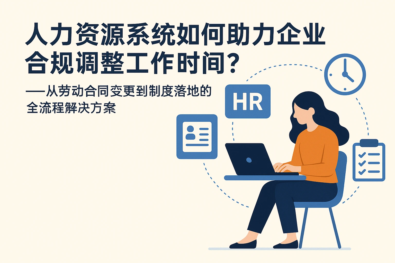 人力资源系统如何助力企业合规调整工作时间？——从劳动合同变更到制度落地的全流程解决方案