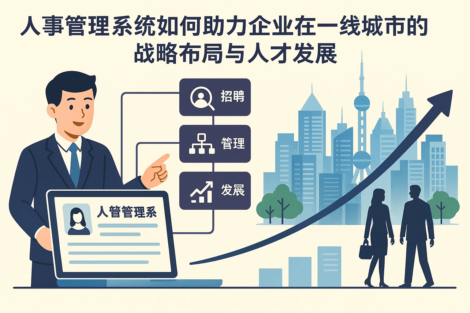 人事管理系统如何助力企业在一线城市的战略布局与人才发展