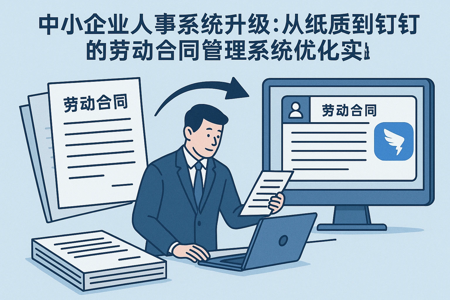中小企业人事系统升级:从纸质到钉钉的劳动合同管理系统优化实践