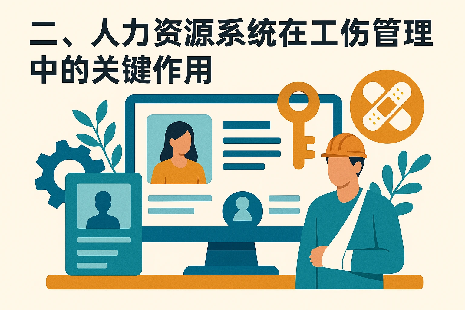 二、人力资源系统在工伤管理中的关键作用