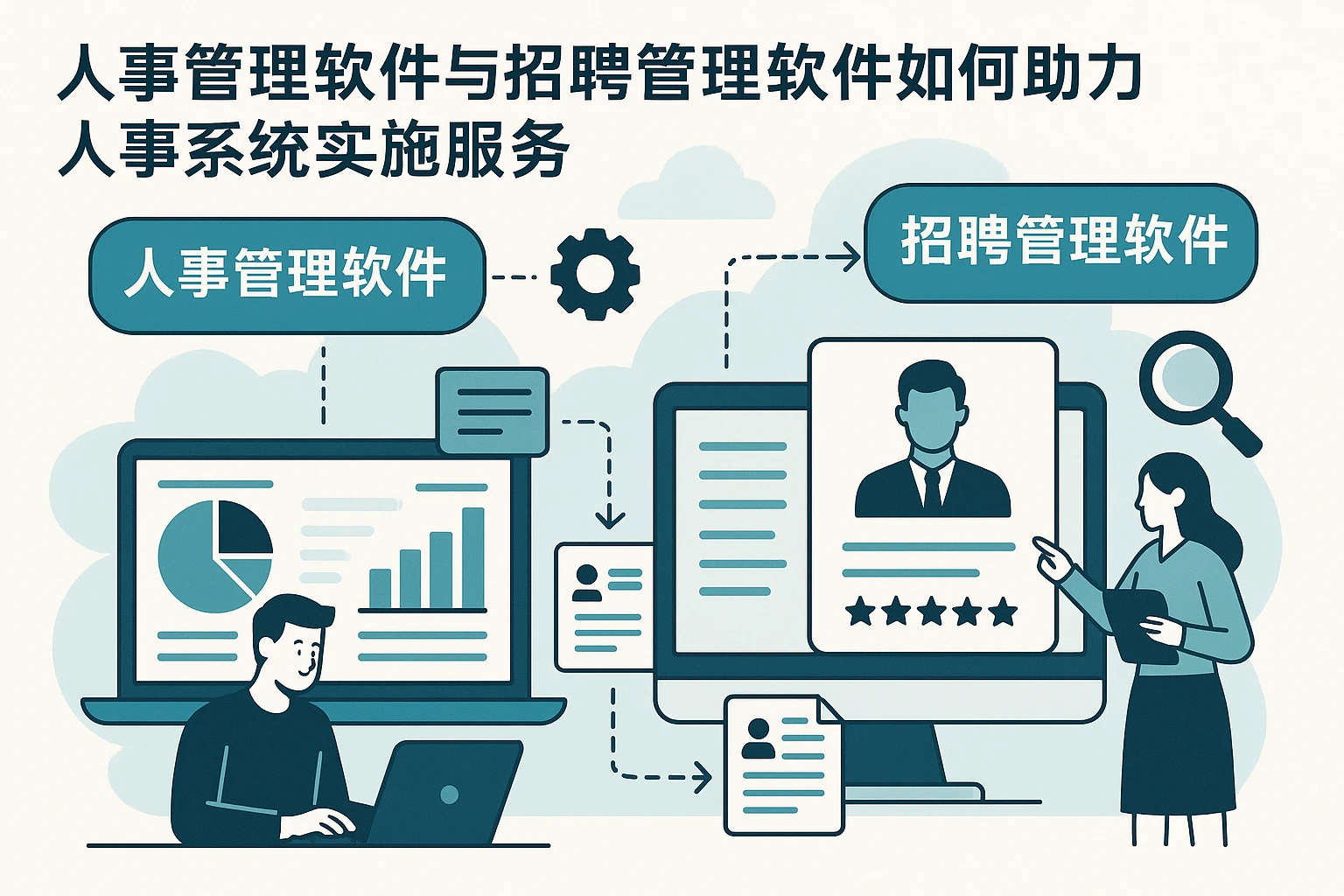 人事管理软件与招聘管理软件如何助力人事系统实施服务