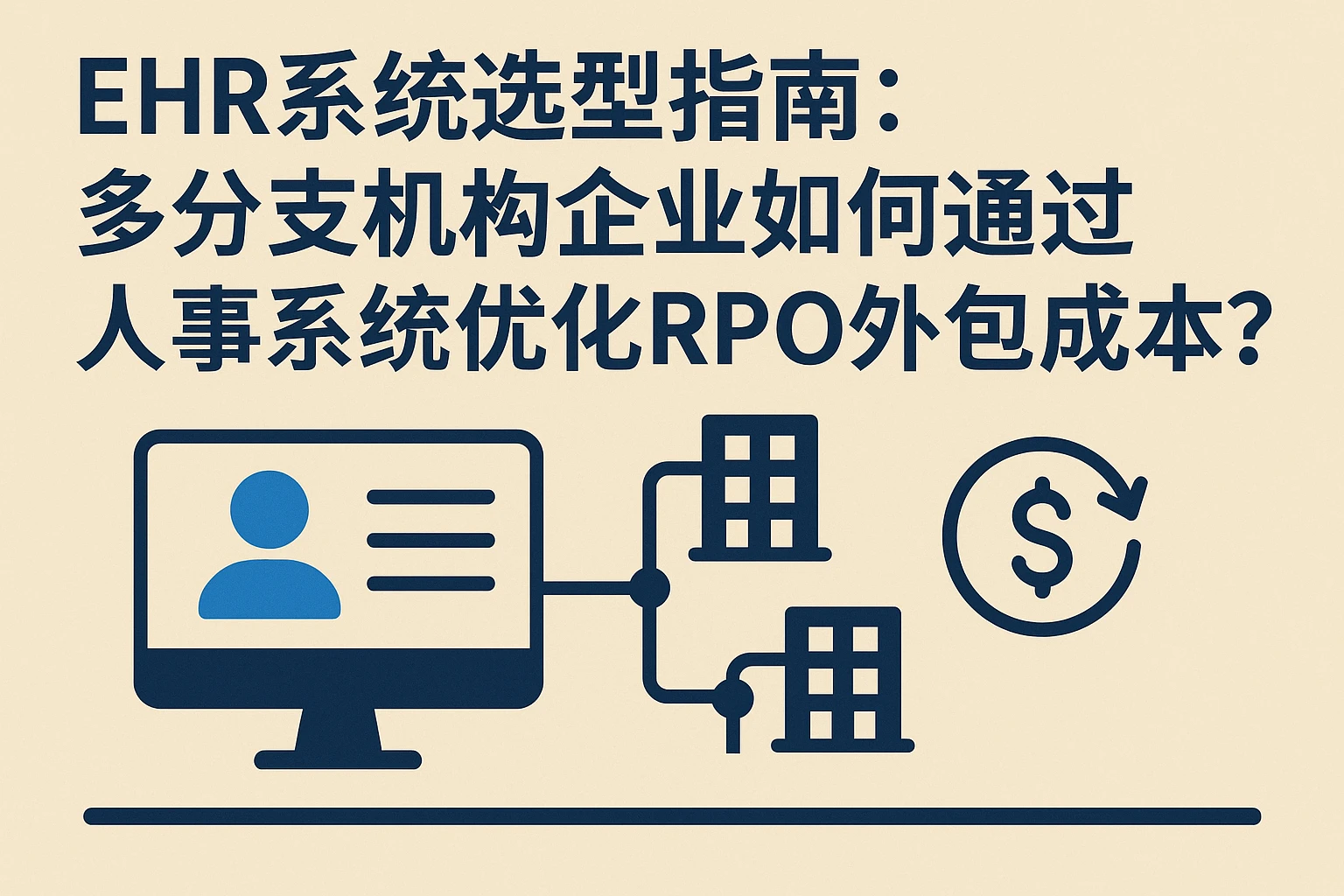 EHR系统选型指南:多分支机构企业如何通过人事系统优化RPO外包成本?