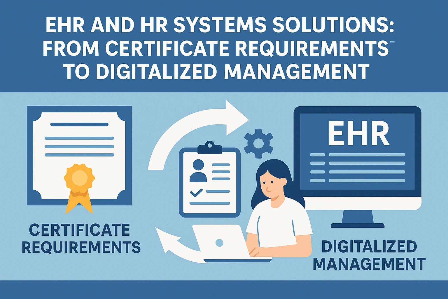 EHR系统与人事系统解决方案:从证书需求到数字化管理的转型路径