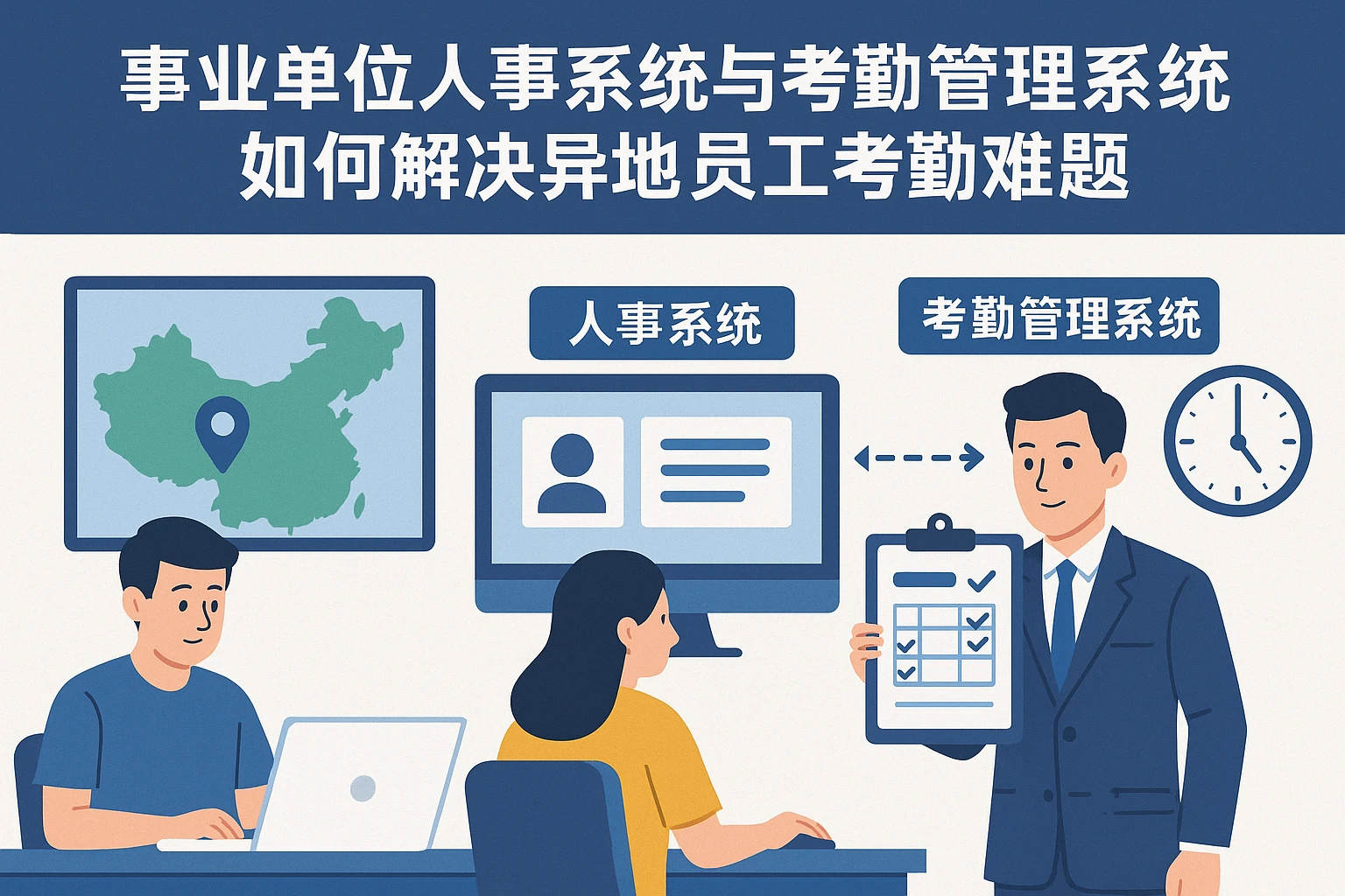 事业单位人事系统与考勤管理系统如何解决异地员工考勤难题