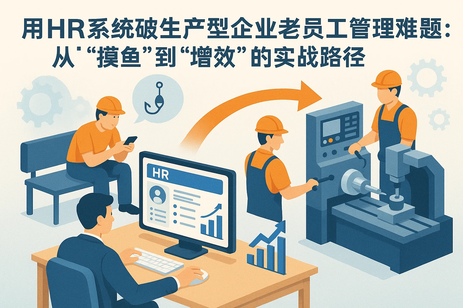 用HR系统破解生产型企业老员工管理难题:从“摸鱼”到“增效”的实战路径