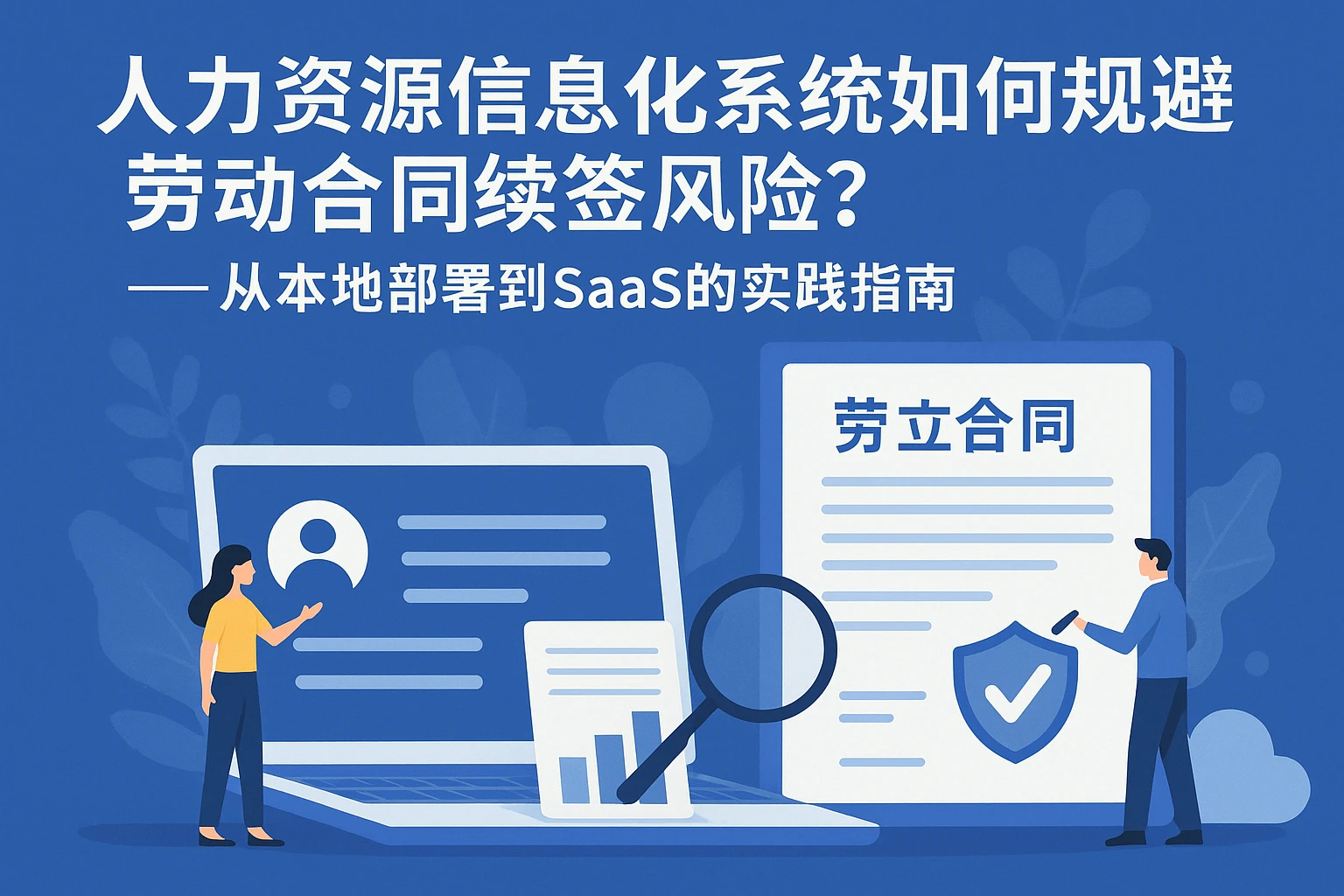 人力资源信息化系统如何规避劳动合同续签风险？——从本地部署到SaaS的实践指南