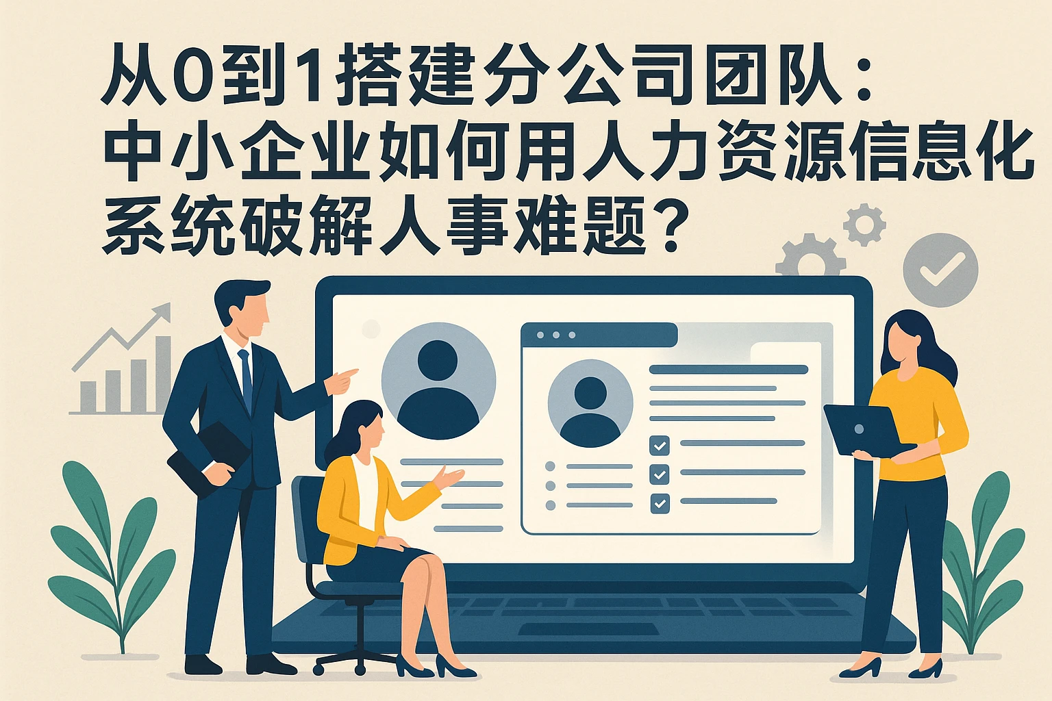 从0到1搭建分公司团队:中小企业如何用人力资源信息化系统破解人事难题?