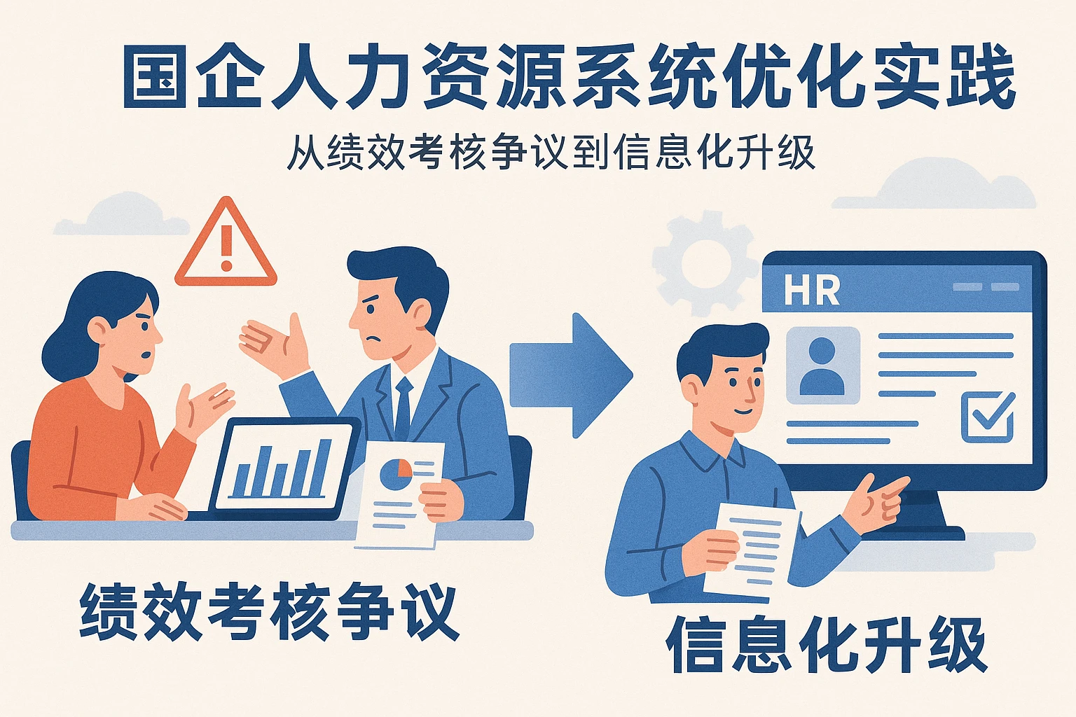 国企人力资源系统优化实践：从绩效考核争议到信息化升级