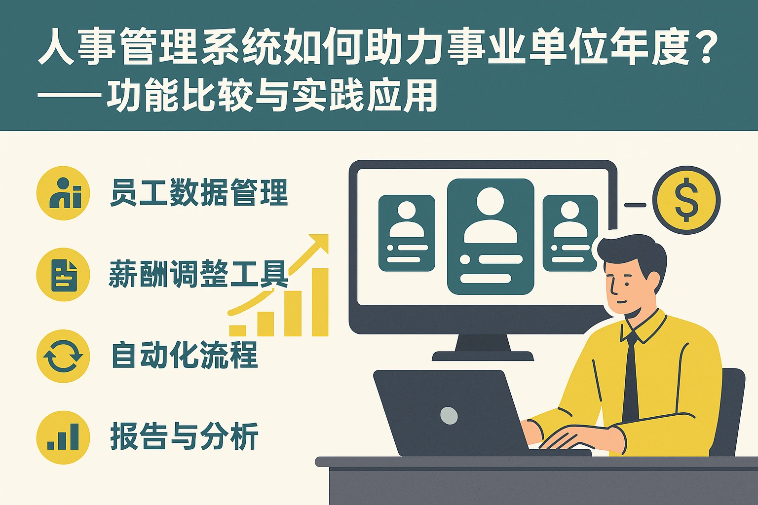 人事管理系统如何助力事业单位年度调薪？——功能比较与实践应用