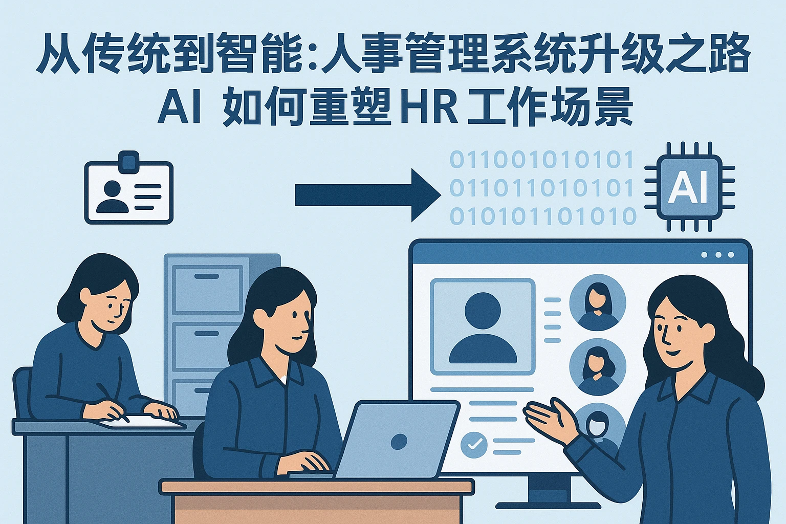 从传统到智能：人事管理系统升级之路——AI如何重塑HR工作场景