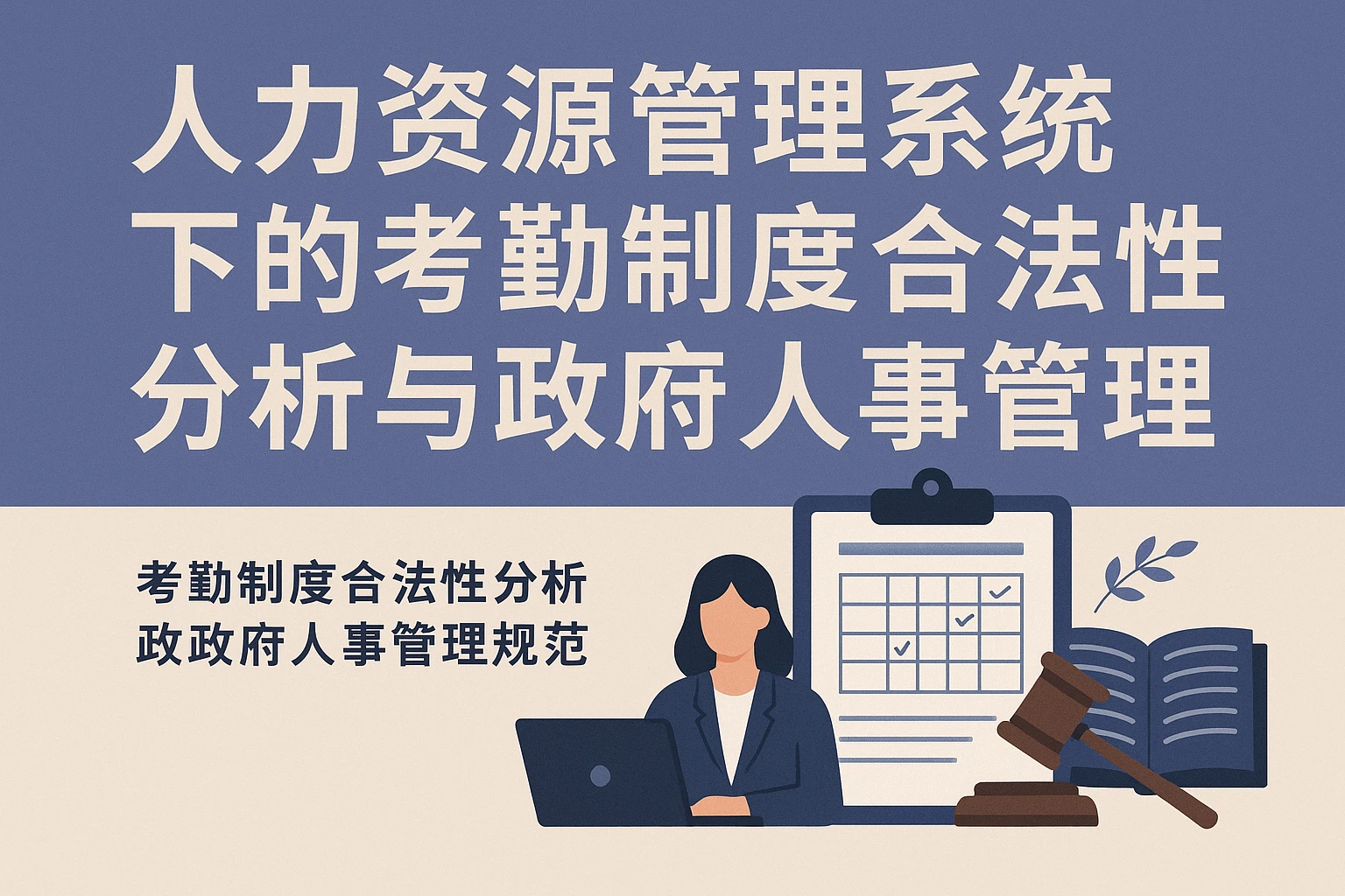 人力资源管理系统下的考勤制度合法性分析与政府人事管理规范