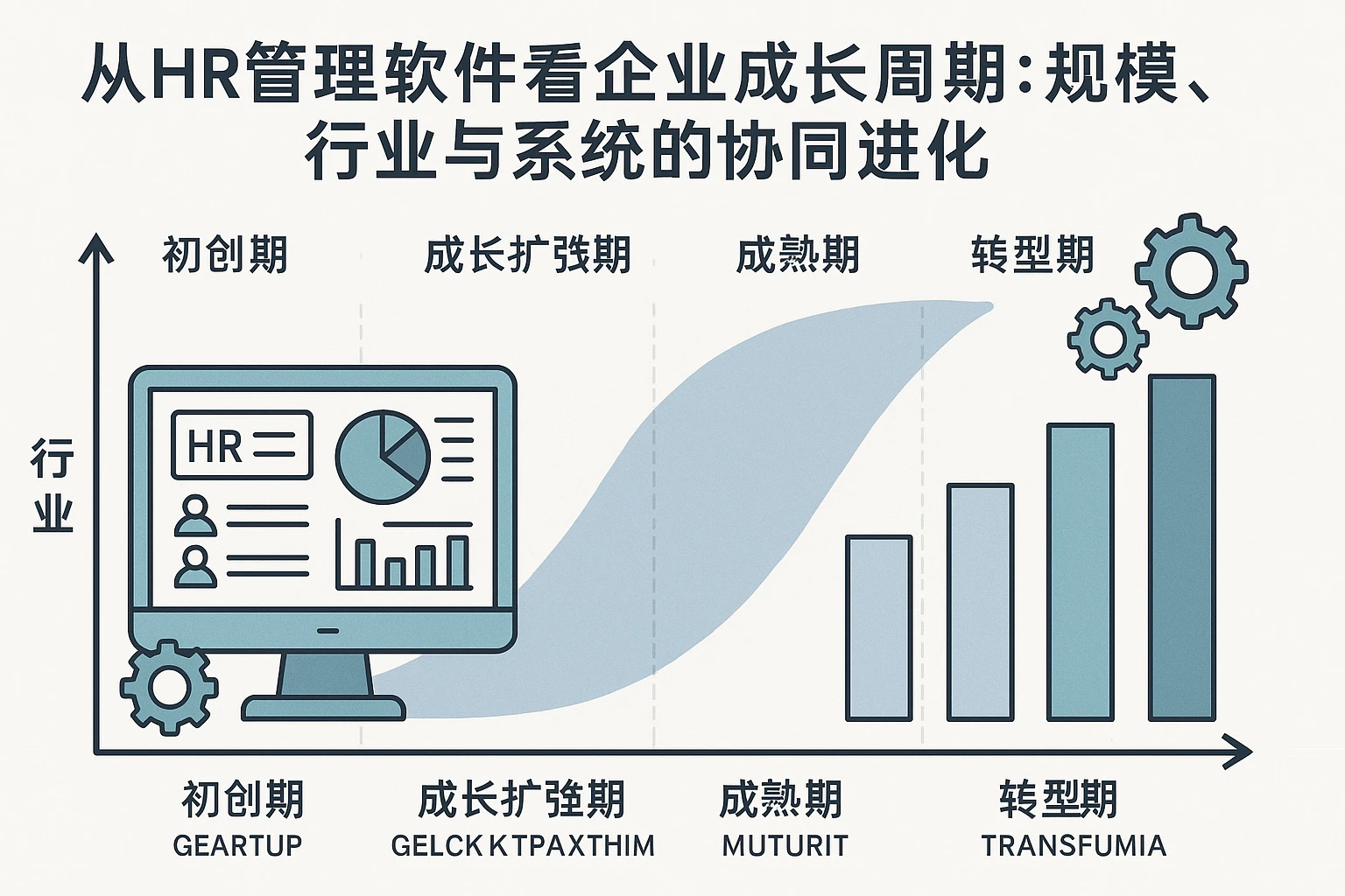 从HR管理软件看企业成长周期：规模、行业与系统的协同进化