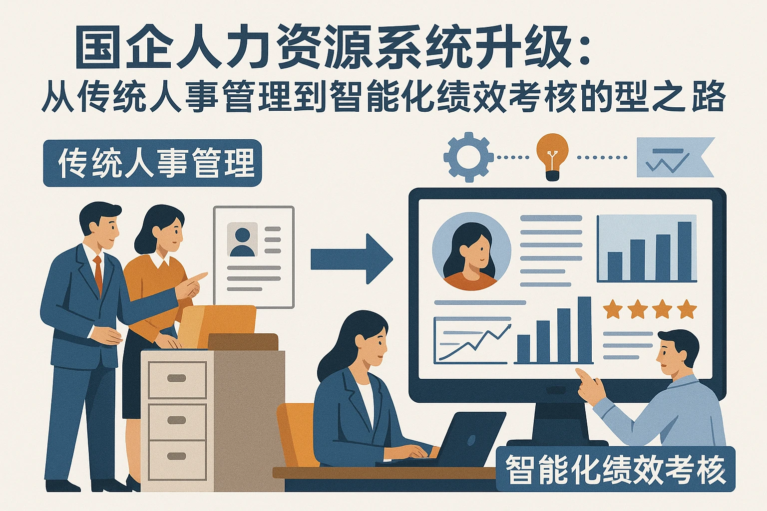 国企人力资源系统升级：从传统人事管理到智能化绩效考核的转型之路
