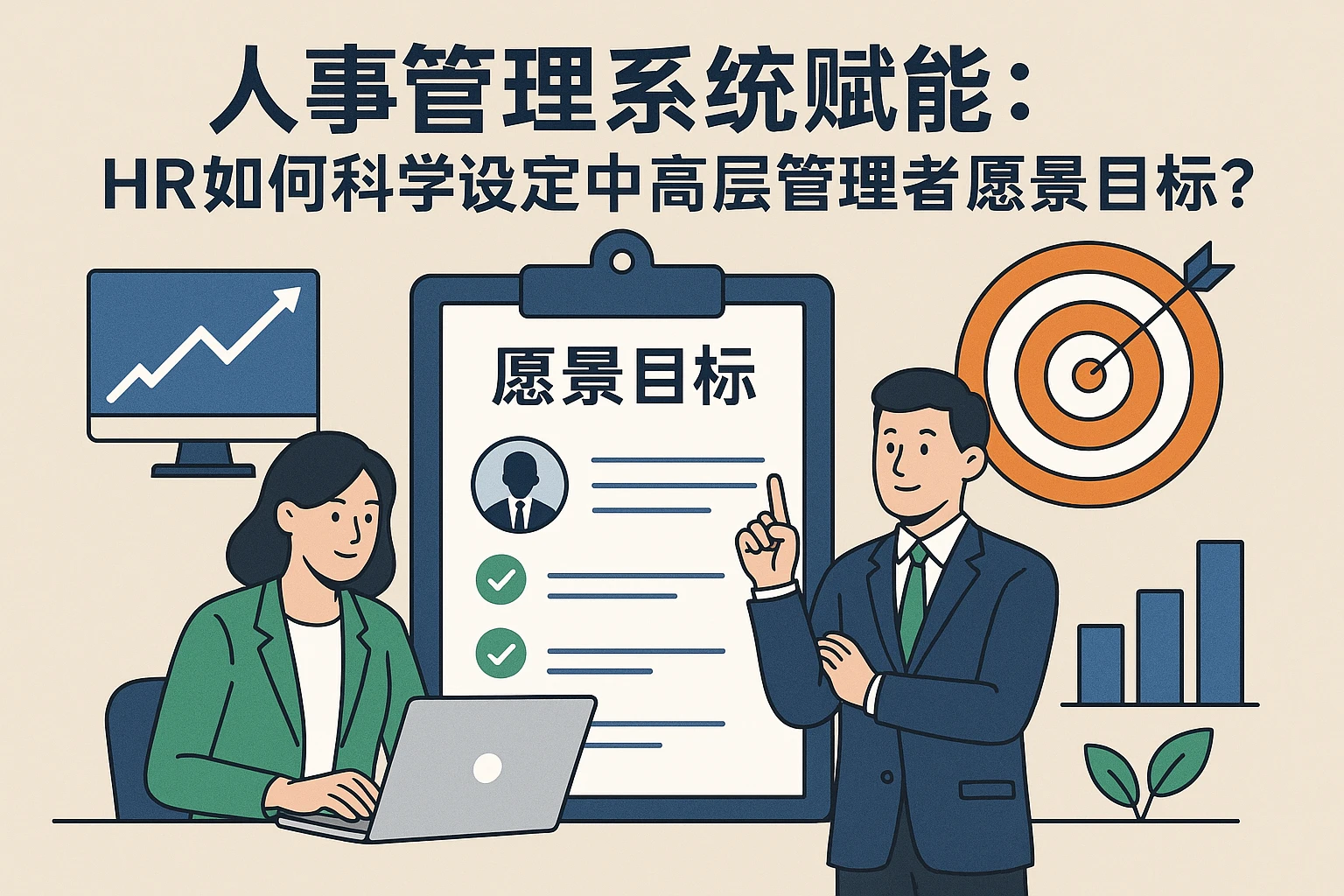 人事管理系统赋能：HR如何科学设定中高层管理者愿景目标？